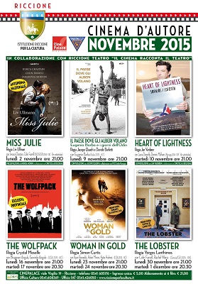 cinema d'autore novembre 2015