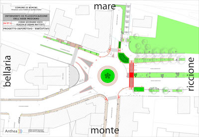 anello nuove piazze rotatoria San Nicolò