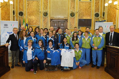 Doppia sfida fra le nazionali di Italia e Slovenia di sitting volley