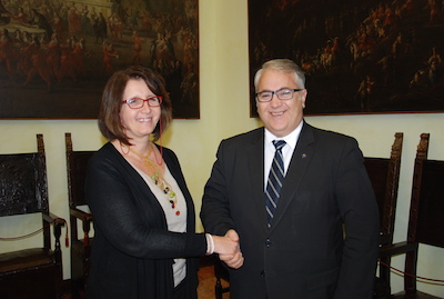 Incontro della vicesindaco Nicoletta Paci con Viorel Badea