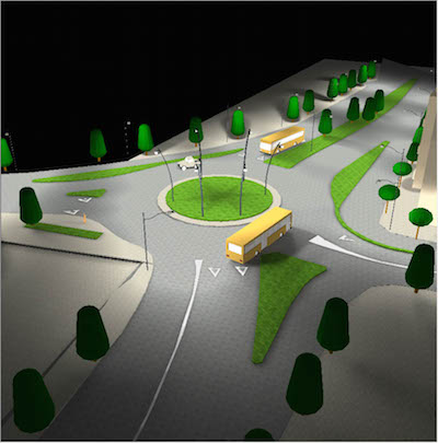 Rimini, nuova rotatoria su via Roma