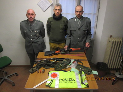 Sorpresi dalla Polizia provinciale nel Parco nazionale, denunciati tre cacciatori