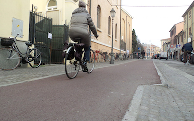 La rete ciclabile di Rimini si allunga di altri due chilometri la pista ciclabile di via saffi