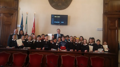 In Municipio gli alunni della scuola primaria Pietro Giordani