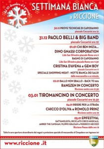 Manifesto La Settimana Bianca