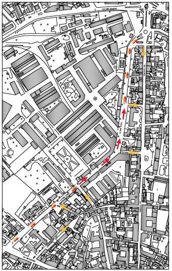 Senso unico Viale Malta fase 1