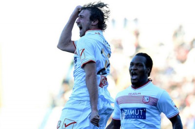 esultanza giocatori Carpi