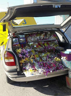 vendita abusiva fiori