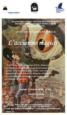 La fiaba dell’acciarino magico il 12 marzo al Museo civico di Storia naturale a Ferrara L'acciarino magico