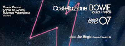 costellazione Bowie a Cesena