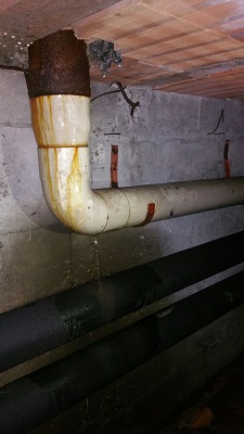 Risolto il problema infiltrazioni d’acqua al liceo Ariosto di Ferrara pluviale Ariosto