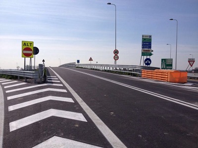 riapertura della tangenziale ovest di Ferrara
