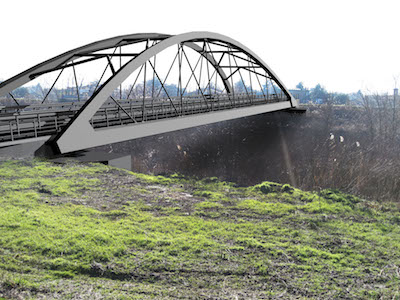 Bomporto ponte nuovo rendering