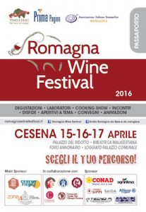 Il passaporto sarà la novità in Romagna Wine Festival dal 15 al 17 aprile
