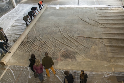 rilievi sull'antica tela di Coghetti