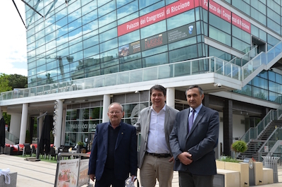 A Riccione una delegazione istituzionale di Saranda per un confronto sul turismo Delegazione Saranda con Claudio Montanari