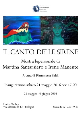 A Bologna “Il canto delle sirene” mostra d’arte bipersonale Il Canto delle Sirene