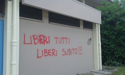 Rimini, Imbrattate le pareti della palestra Euterpe appena riqualificata Imbrattate le pareti della palestra Euterpe appena riqualificata