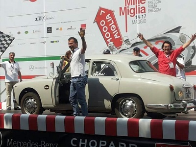 Rimini, Aspettando la Mille Miglia equipaggio riminese