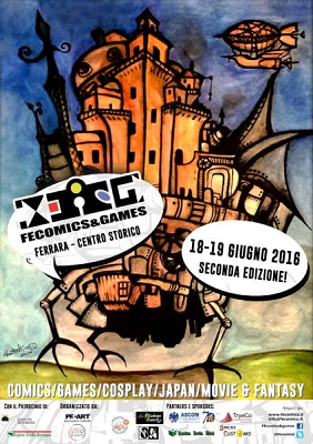 Il mondo del Fantasy conquista il centro storico di Ferrara locandina-fecomics-2016