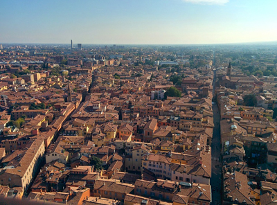 Bologna veduta aerea