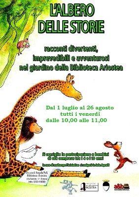 L’8 luglio appuntamento con il “raccontastorie” Marcello Brondi nella Biblioteca Ariostea L'albero delle storie2016