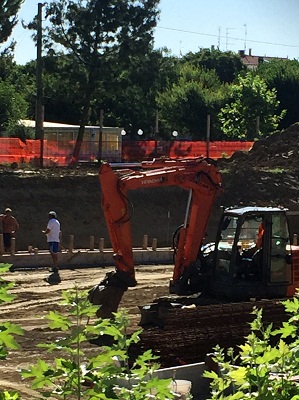 Riccione, Realizzazione di una vasca di prima pioggia per una migliore gestione delle acque piovane Lavori di realizzazione di una vasca di prima pioggia