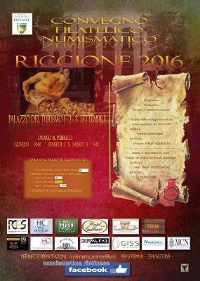 Manifesto del Convegno numismatico - Riccione