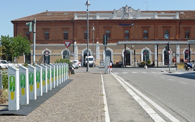 A Cesena più biciclette per il bike sharing Nuova Rastelliera Stazione 1