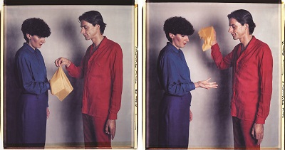 marina-abramovic-ulay-marina-abramovic-e-ulay-untitled-dalla-serie-gold-found-by-the-artists-1981-fotografia-a-colori-dittico-treviso