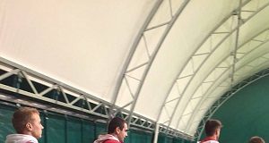 De Nicolao, Lesic, Polonara e Strautins ospiti all’inaugurazione della tensostruttura di Poviglio saluto