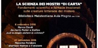 Cesena, “Dal Kraken a Moby Dick: quando i mostri diventano veri” la-scienza-dei-mostri-di-carta