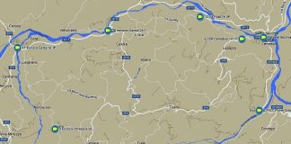 La mappa del sistema di videosorveglianza nelle strade di accesso al territorio comunale di Toano