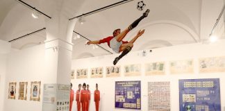 Mata di Modena, alla mostra delle figurine nuovi giochi da fare insieme i-migliori-album-allestimento-mostra-area-calcioPh©Elisabetta Baracchi e Serena Campanini