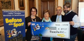Befana dello Sport 2017: donato l’incasso a “Il Mantello – emporio solidale Ferrara” confstampa2