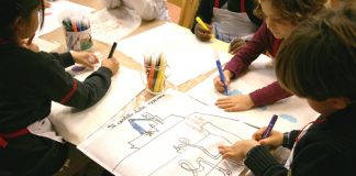 bambini al LABORATORIO CIVETTA