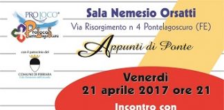 Questa sera “Alla ricerca della Ferrara perduta” con Francesco Scafuri locandina-21-aprile-a4
