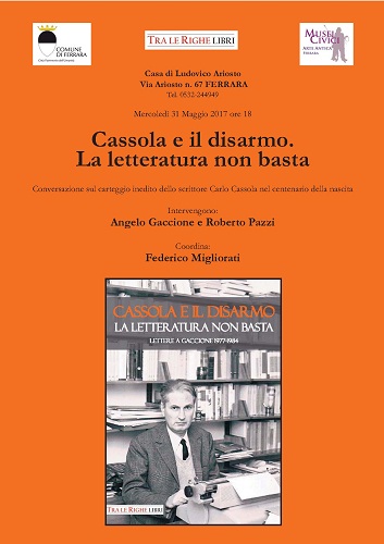 Cassola e il disarmo