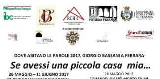 Ferrara, “Dove abitano le parole”: mostra di fotografie e visite guidate per Bassani Dove abitano le parole