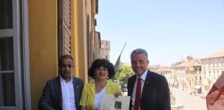 Caterina Tisselli dona una poesia alla città di Cesena Caterina Tisselli 2