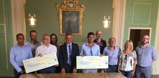 Cesena: Consegnato il ricavo della Scarpinata Solidale 2017 Consegna assegno Scarpinata