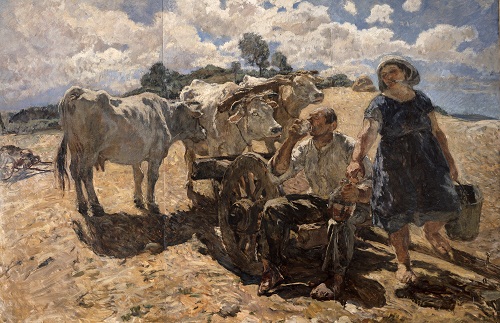 Giuseppe Graziosi- Riposo nei campi. Modena Gipsoteca Graziosi
