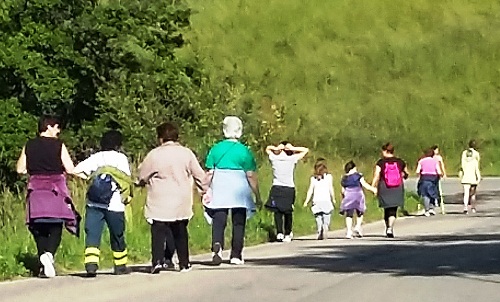 Gruppo di cammino a Villa Minozzo