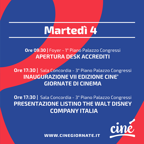 Ciné 2017 - Giornate Estive di Cinema