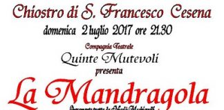 A Cesena le “Quinte mutevoli” mettono in scena “La mandragola” La mandragola