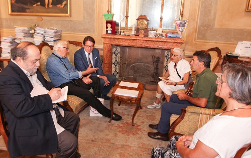 Luciano Belloi- Baldo Flori- Gian Carlo Muzzarelli- Silvana Pini in Vecchi- Davide Vecchi- Maura Bigi