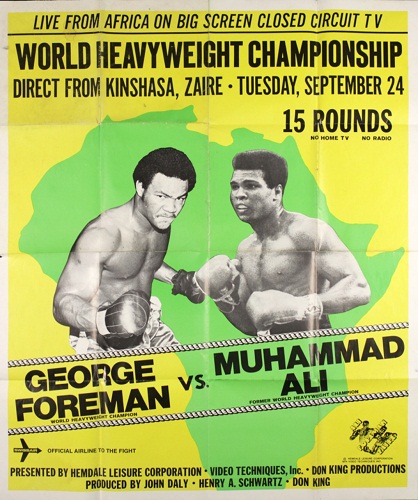 foreman - ali Kinshasa poster