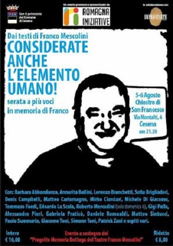 Considerate anche l’elemento umano