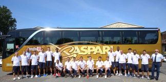 GRISSIN BON PALLACANESTRO REGGIANA PARTENZA PER RITIRO CASTELNOVO MONTI