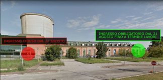 Ferrara: accesso provvisorio agli uffici comunali di via Maverna ingresso provvisorio via Maverna